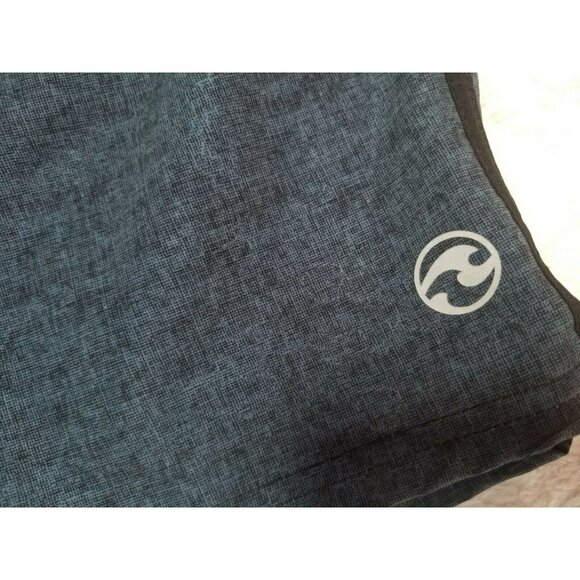 Ocean Current Mens Swim Board Shorts Size 32 Drawstring Waist Green Leaf Gray - Picture 6 of 6